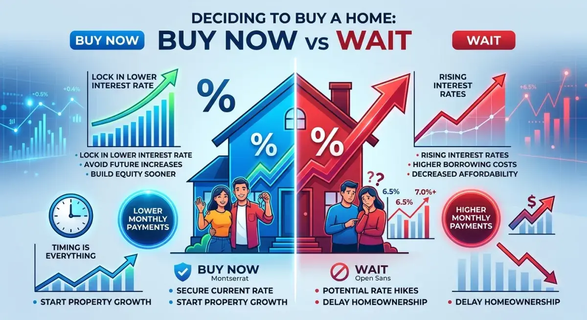 The Home Buyer's Dilemma: Interest Rates vs. Waiting It Out